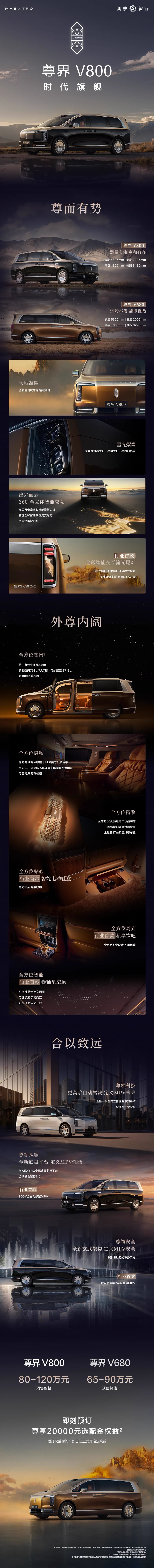 动力方面，两款车型均搭载由1.5T增程器与前后双电机组成的增程四驱系统，其中增程器最大功率127kW，前电机峰值功率160kW，后电机峰值功率230kW，匹配65kWh宁德时代三元锂电池，并基于华为巨…