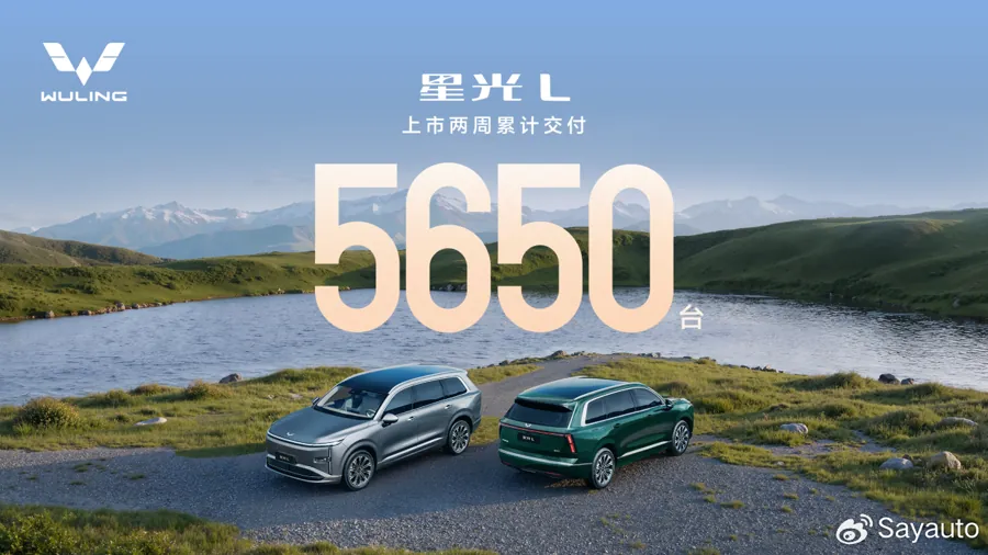 需要厘清的是，5650台为五菱官方公布的交付量，并非乘联会等第三方机构的终端零售口径，现阶段更适合作为新车上市初期热度与渠道交付能力的参考，而非完整月度销量结论。