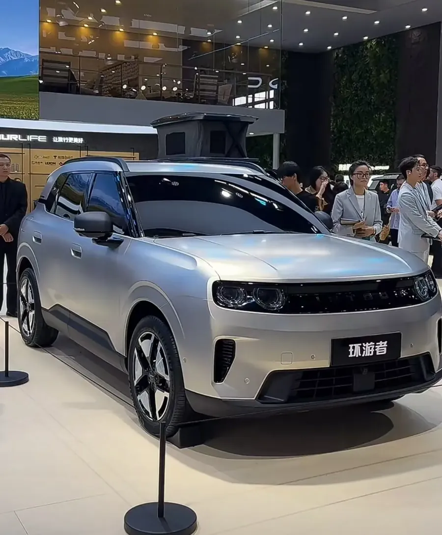 车展上的捷途环游者SUV
