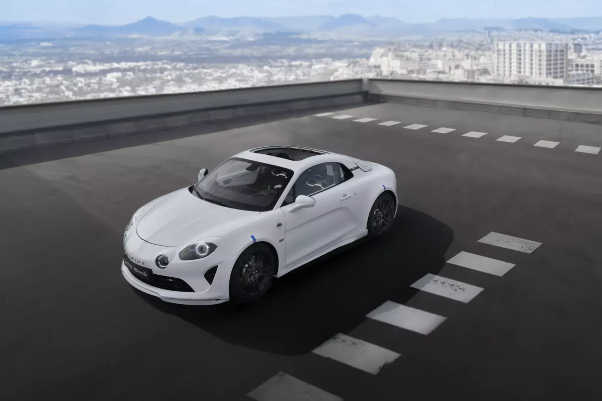 白色Alpine A110 E