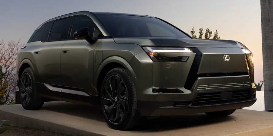 雷克萨斯纯电SUV外观图