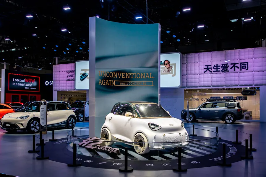 smart概念车车展展台