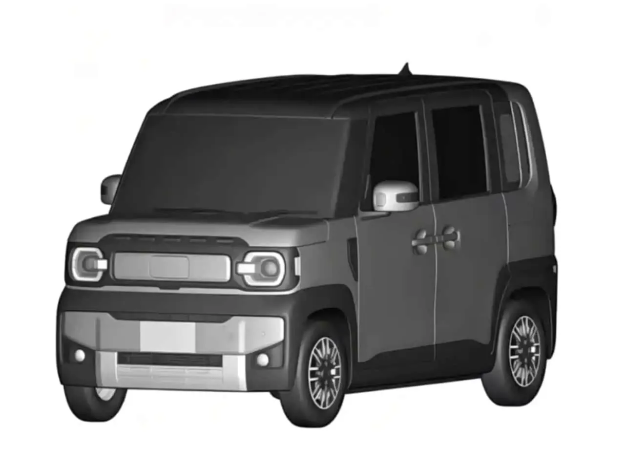EMTA纯电K-Car专利渲染