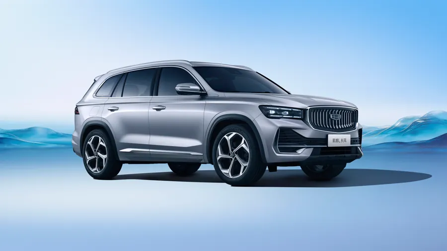 银色吉利星越L SUV