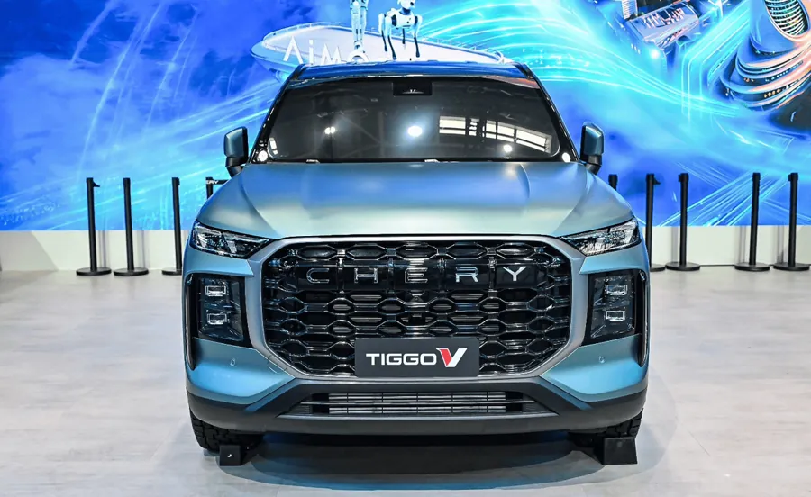 奇瑞Tiggo V展车正面图