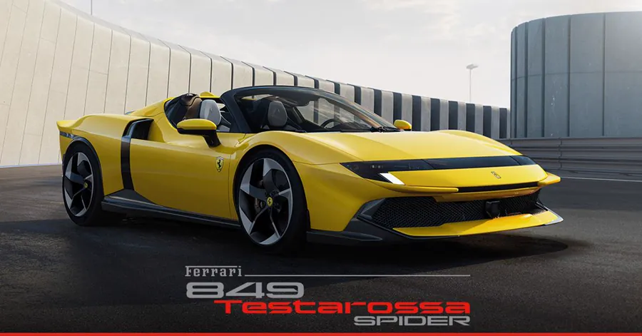 千匹混动经典归来 法拉利849 Testarossa Spider首试