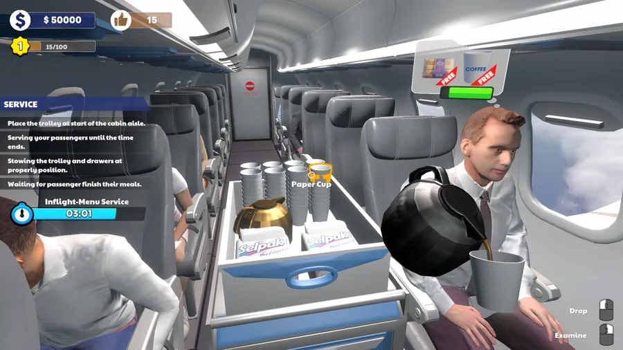 沙雕空乘模拟器《客舱大乱斗》Steam抢先体验上线