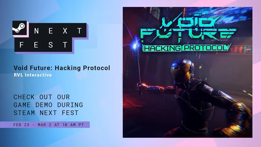 赛博朋克解谜《Void Future:Hacking Protocol》今日Steam上线