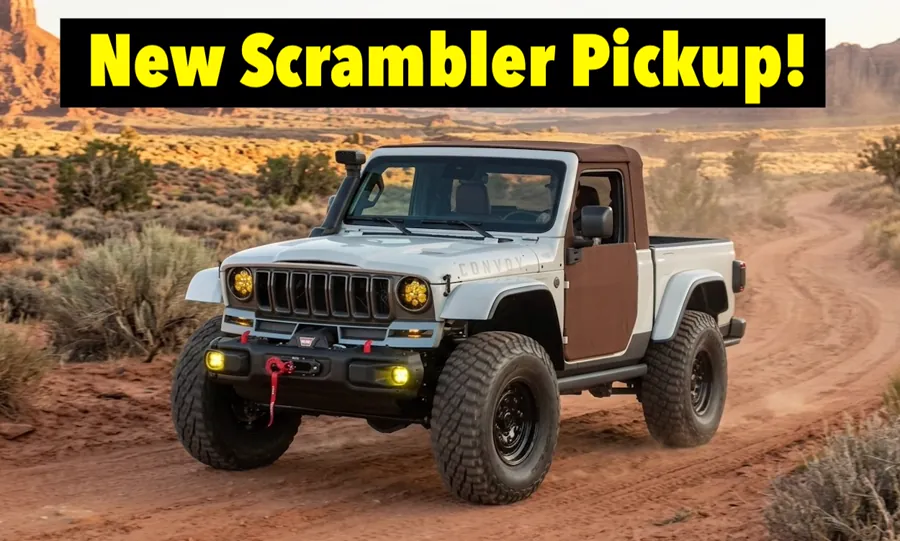 2028款Jeep牧马人Scrambler曝光 复古设计配V8直面排放考验