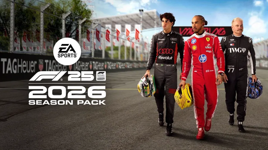 Codemasters于2026年6月3日正式推出《EA SPORTS™ F1® 25》2026赛季组合包DLC，面向PC、PlayStation 5、Xbox Series…