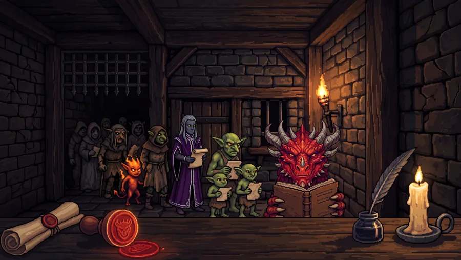 地牢守门人审核新作《Please Proceed To The Dungeon》今日登陆Steam