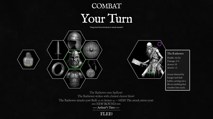 商店介绍将其定义为一款「turn-based dark fantasy RPG」，强调「hex by…