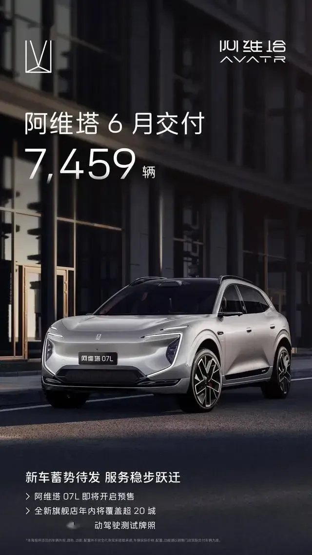 从产品节奏看，阿维塔07于2024年成都车展开启预售，同年9月在长安数智工厂下线并于当月上市，上市后迅速成为阿维塔销量支柱。公开销量数据显示，阿维塔2025年全年销量超过12万辆，自2025年3月起连…