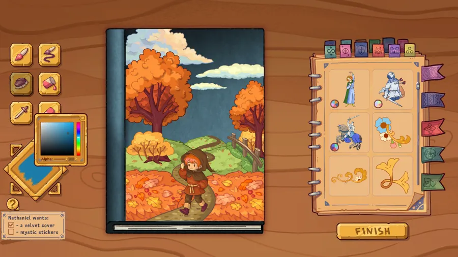 在经营之外，玩家还会遇到多名性格各异的角色，通过对话解锁新的交流选项，逐步了解他们的偏好与秘密。商店页短描述明确提到故事包含「一场谋杀」与能够扭转命运的塔罗牌元素，玩家需要在阅读顾客生活细节的同时判断…
