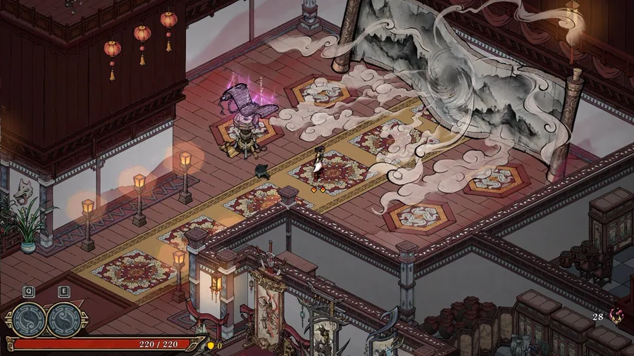 玩法层面，《墨境》主打快节奏动作战斗与build自由组合，玩家可操控角色使用不同武器搭配墨宝技能、奇珍道具形成多样化的战斗流派。本次完全版相较于此前的抢先体验版本新增两大可操作角色、六种全新武器类型以…