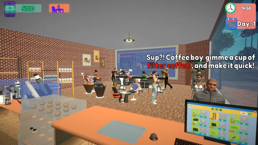 《Cup and Counter: Coffee Shop…